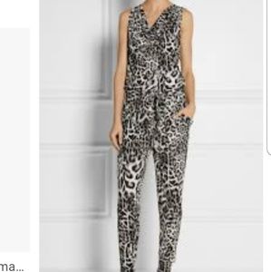 Michael Kors animal print jersey jumpsuit